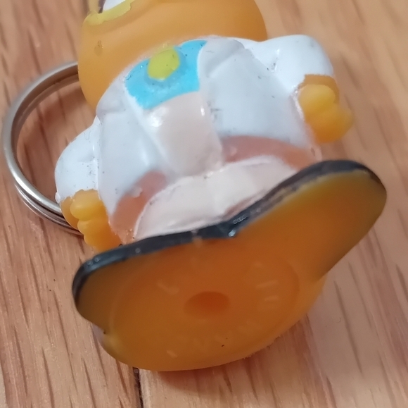 Vintage Gao Nanbei Garfield Fat Cat Tiny Keychain Squishy Doctor Outfit‎ 1.75" - Picture 7 of 7